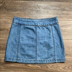 Free People Denim Mini Skirt